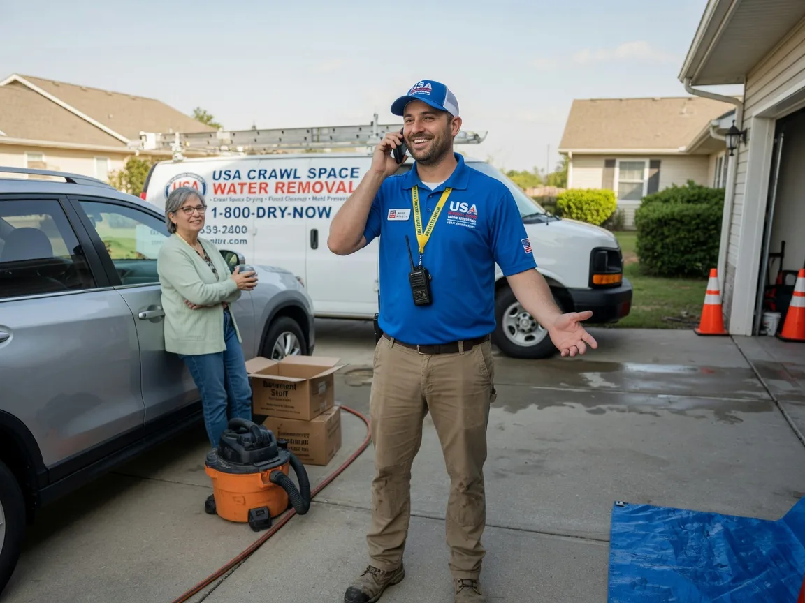 Crawl Space Water Removal Rayland, OH FAQs